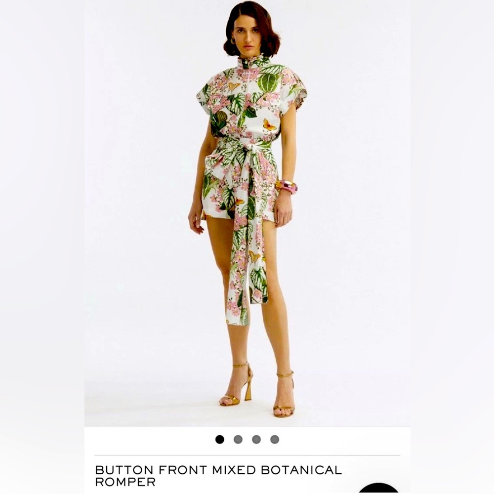 BNWT Oscar De La Renta Botanical  Romper Size 6 Retail $2390 sold Out